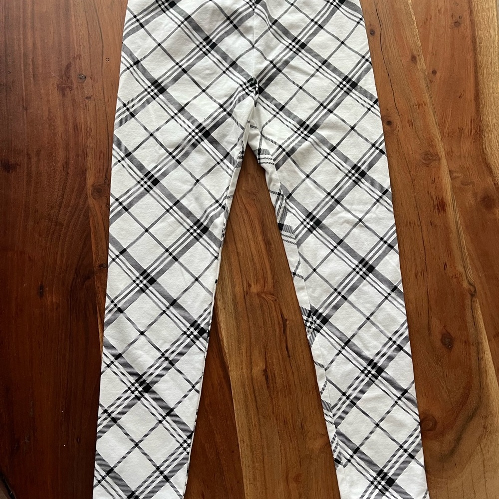 Polo by Ralph Lauren Kids Black and White Checkered Leggings
